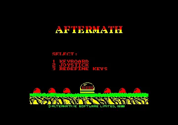 Aftermath (UK) (1988) screen shot title